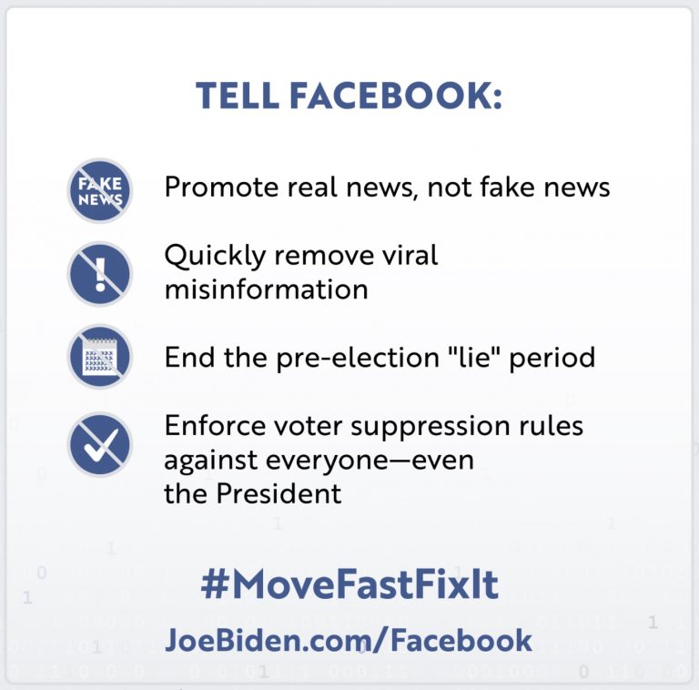 Facebook y Joe Biden: it’s complicated…